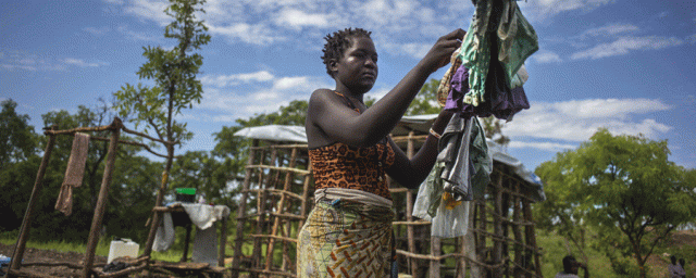 "There is peace here and our plan is to stay and try to make our life.” Photo: Kieran Doherty/Oxfam "There is peace here and our plan is to stay and try to make our life.” Photo: Kieran Doherty/Oxfam